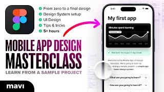 Design an App from Scratch in Figma Tutorial [upl. by Wertz]