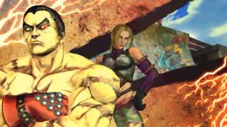 HD Street Fighter x Tekken  Kazuya Mishima amp Nina Williams Story Mode [upl. by Suolekcin]