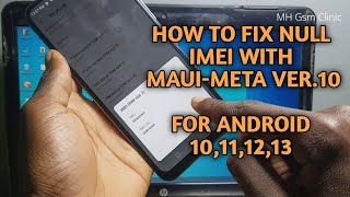 How to use Maui META ver1016 to repair IMEI [upl. by Pierpont391]