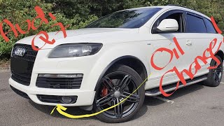 Audi Q7 Oil Change [upl. by Thissa]