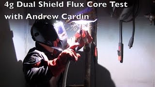 4gOverhead Welding Flux Core Test [upl. by Aliza]