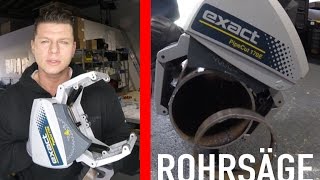 Rohre schneiden und trennen mit der neuen Exact 170E  PipeCut Rohrsäge [upl. by Ozen713]