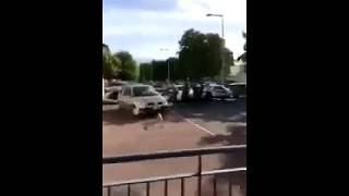 En direct  tirs de la police à Montargis sur un homme armé [upl. by Neillij]