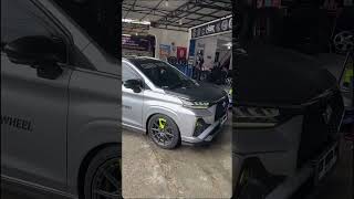 VELOZ MODIF HSR R18 CEK05 And LOWERING KIT di buat 1 jari balikpapan toyota veloz automobile [upl. by Alejo]