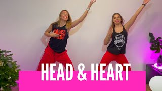 Head and heart  Joel Corry x MNEK  ZUMBA Choreo  Zumba Warm up  Zumba Auguste [upl. by Ellesij302]