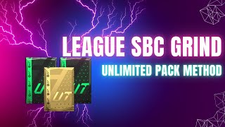 HOW I GRIND THE LEAGUE SBC TO MAKE UNLIMITED PACKS  EAFC 24 UNLIMITED PACK METHOD [upl. by Bultman929]