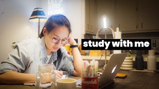 STUDY WITH ME without music 2 hours pomodoro session [upl. by Waverly]