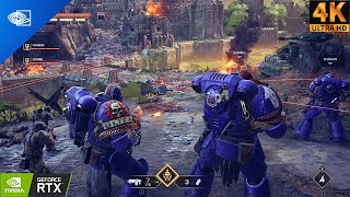 Defend The Alian Army  Warhammer 40K Immersive Graphics Gameplay  4K 60FPS UHD [upl. by Cointon]