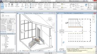 28 Working with component based stairs [upl. by Yanehs52]