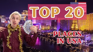 Top 20 Places to Visit in USA [upl. by Ailet]