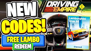 NEW ALL WORKING CODES FOR Driving Empire IN MAY 2024 ROBLOX Driving Empire CODES [upl. by Saalocin]