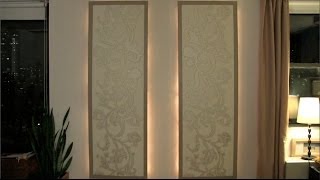 How to make lighted floating wall panels [upl. by Hatti]