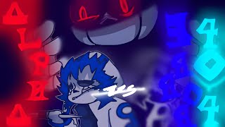 AlphaSans Vs Error404SansFull Animationuncannon [upl. by Frydman333]