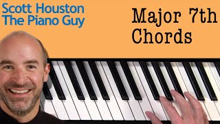 Piano Chords  Major Seventh Chords  How to Figure out Major 7th Chords on a Piano [upl. by Siulegroj]