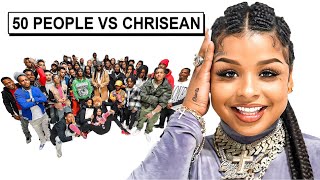 50 PEOPLE VS 1 RAPPER CHRISEAN ROCK [upl. by Daughtry]