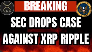 XRP UPDATE SEC Drops Case Against Ripple XRP jumps to 15 As Ripple WINS SEC Lawsuit bitcoin [upl. by Eissoj]