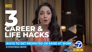 3 Tips for better first impressions productivity amp pay raises  ABC7 News Live  Shadé Zahrai [upl. by Berck]