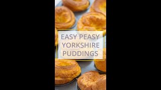 Easy Peasy Yorkshire Puddings Shorts [upl. by Rahs733]