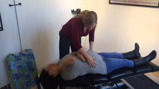 Atlanta Chiropractor performs Chiropractic adjustment using Webster [upl. by Sandstrom486]