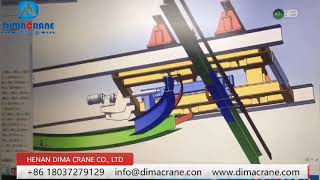 25 ton monorail smart overhead crane with chain hoist [upl. by Anin346]