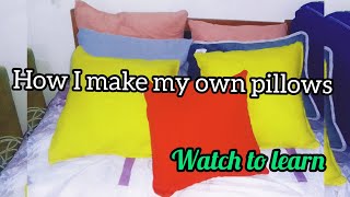 DIY pillowscustomize your pillowsHome decor pillows [upl. by Wexler417]