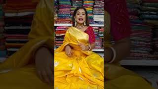 Katan Banarasi Saree Collection Live  Sandipas Live Saree Santipur [upl. by Eanahc]