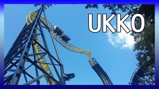 Ukko Maurer Söhne SkyLoop coaster Linnanmäki [upl. by Thaddaus]