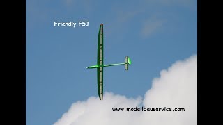 Friendly F5J  RC Segelflieger  36m  15kg [upl. by Jaine]