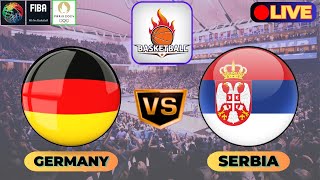 Basketball Live Score  Germany Vs Serbia  Olympic Mens Basketball Match Aug 10 2024  3rd place [upl. by Ettevram106]