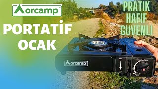 Orcamp CK501 Tekli Portatif Ocak ve Kamp Kartuş Tüp İncelemesi  Pratik Hafif ve Güvenli Kullanım [upl. by Kloster563]