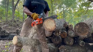 CHEAPEST TOP HANDLE CHAINSAW on AMAZON NEOTEC NSC2500STIHL MS194T [upl. by Byrle621]