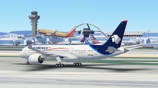 30 Minutes of Plane Spotting at Los Angeles International Airport KLAX  Infinite Flight  Part 1 [upl. by Janie]