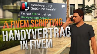 Handyvertrag in FiveM programmieren  FiveM Scripting 17 LUA für Beginner [upl. by Marozas]