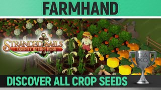 Stranded Sails  All Crop Seeds Locations 🏆  TrophyAchievement Guide  Farmhand [upl. by Munford281]