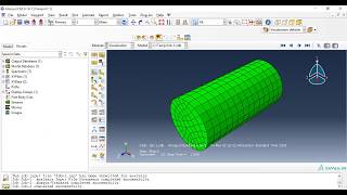 ABAQUS Example 1 uniaxial tension test of an elastic bar [upl. by Sherwynd]