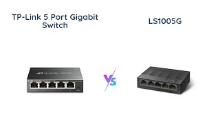 TPLink 5 Port Gigabit Switch vs TPLink Litewave 5 Port Ethernet Switch [upl. by Presber630]