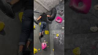 Pretty sloper heavy corner route fun climbing fyp inside climbtime bouldering slopers [upl. by Ddal714]