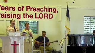 Renfros singing at Taylorsville Baptist Campmeeting 2024 [upl. by Delastre413]