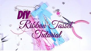 How to Make a Ribbon Tassel Tutorial  Decorate with Me  Hip n Creative [upl. by Nylyrehc]