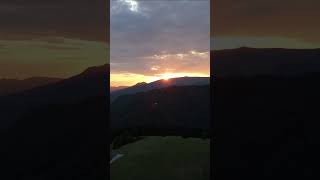 Sunset Donovaly Slovakia sunset slovakia djimini4pro droneshots [upl. by Ronoel]