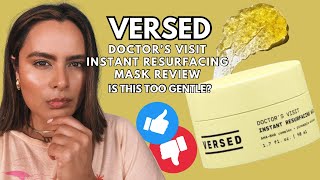 VERSED Doctors Visit Instant Resurfacing Mask Review  Nadia Vega [upl. by Naxor741]