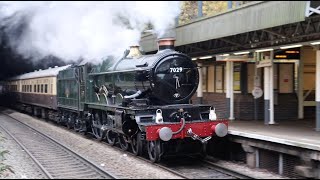 Clun Castle and Duchess Of Sutherland over the Lickey incline  20th November 2021 [upl. by Jameson]