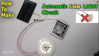 Automatic On Off Solar Light  how to make automatic solar light [upl. by Eleonore]