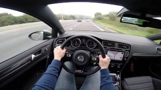 VW 2014 Golf R 300BHP POV test drive GoPro [upl. by Saberhagen]