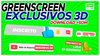 GREEN SCREEN Inscrevase 3D EXCLUSIVOS [upl. by Chadbourne]