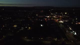 Drone flight over Mintlaw Aberdeenshire  Flying from the South [upl. by Panthea478]