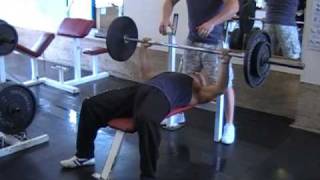 Bench Press Negatives  Advanced Training  MuscleandStrengthcom [upl. by Guevara]