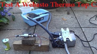 Test Webasto Thermo Top C First Test run [upl. by Aryn689]