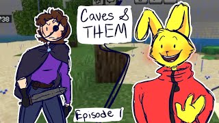 Cave Exploring amp A Guest  Minecraft Episode 1 ft TheTiredestArtist1102 [upl. by Bianka243]