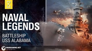 Naval Legends  Battleship USS Alabama [upl. by Tempest725]